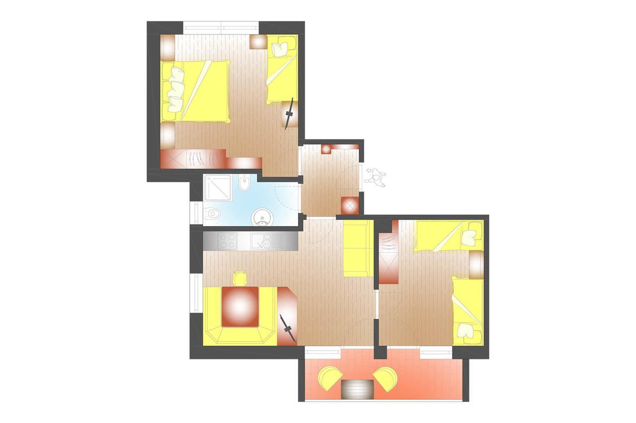 Cesa Sara Apartment Ортизей Екстериор снимка